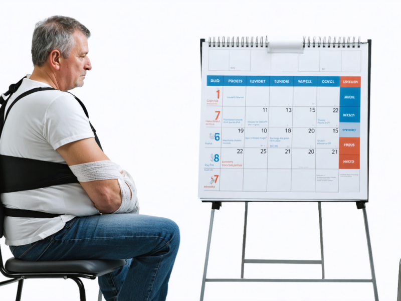 Durée et nombre d’arrêts de travail recommandés pour une algodystrophie de l’épaule