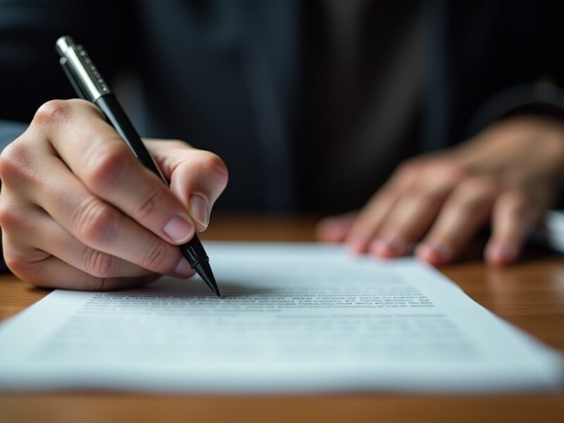 Comprendre l&rsquo;écrit signé avec un mandant : définition et enjeux