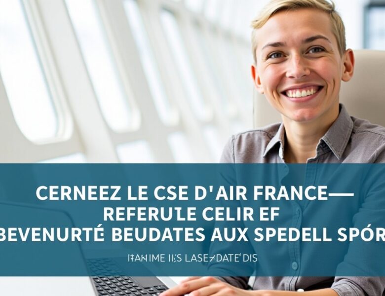 Découvrez le CSE d&rsquo;Air France : Un guide complet des avantages dédiés aux salariés