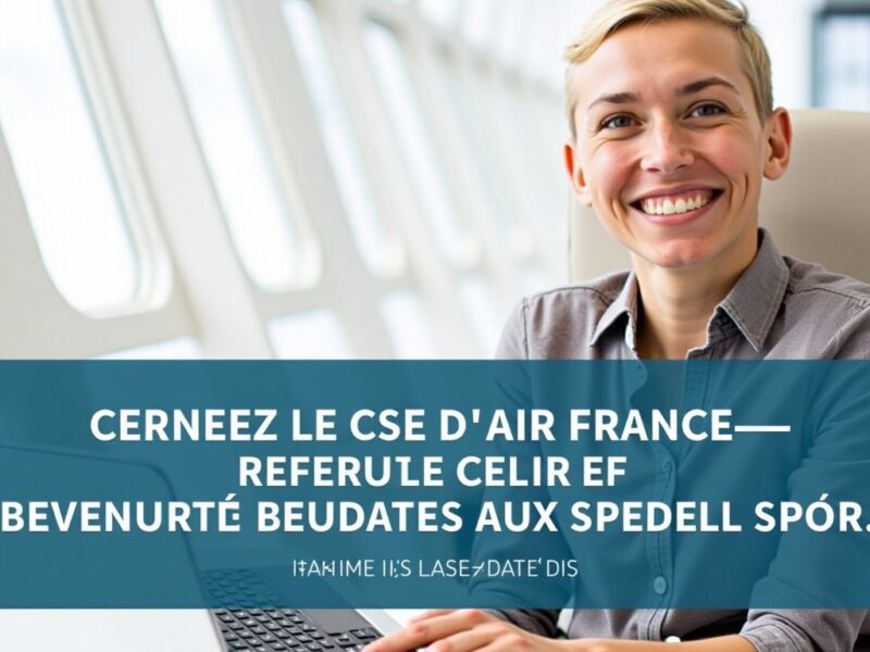 Découvrez le CSE d&rsquo;Air France : Un guide complet des avantages dédiés aux salariés