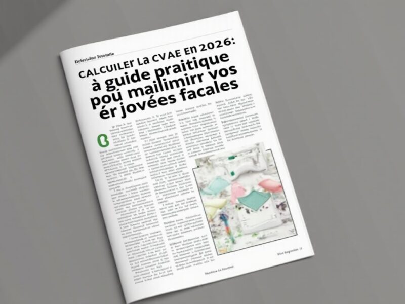 Calculer la CVAE en 2026 : guide pratique pour maximiser vos économies fiscales